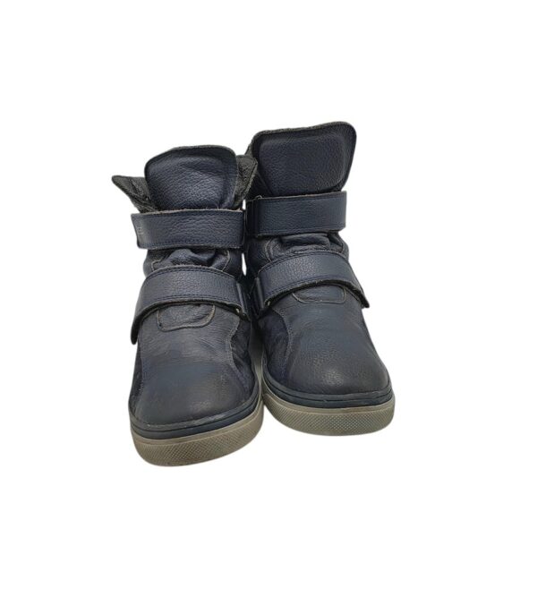 Ghete copii Asso 35, piele, albastru - imagine 3