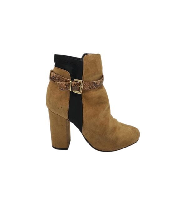 Botine dama River Island 36, material textil, maro - imagine 1