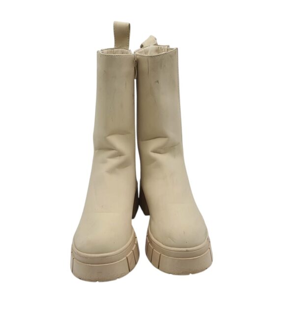 Cizme dama Seastar 38, imitatie de piele, alb - imagine 3