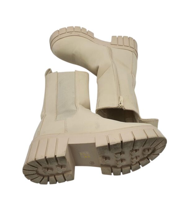 Cizme dama Seastar 38, imitatie de piele, alb - imagine 4