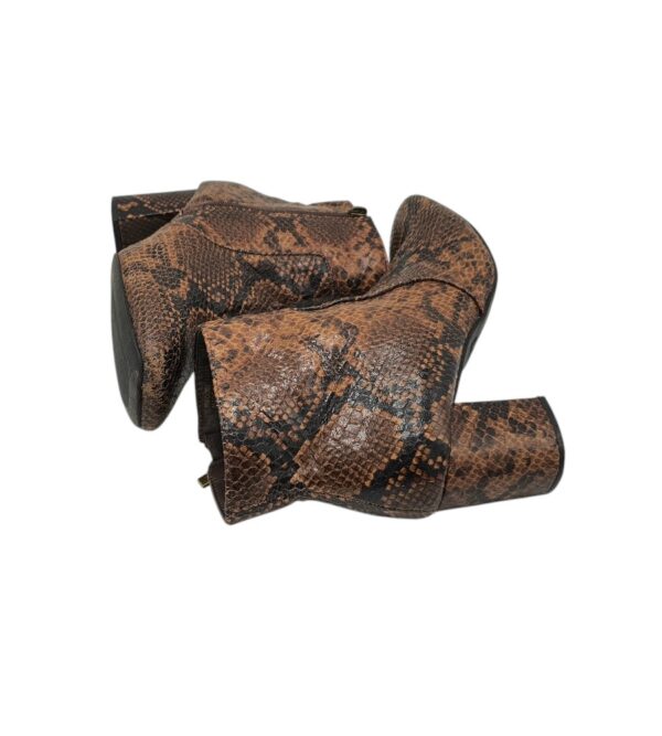 Botine dama Primark 37, imitatie de piele, maro - imagine 3