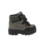 Ghete dama Trekking 38, material textil, piele intoarsa, gri