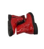 Ghete dama Tamaris 40, imitatie de piele, rosu - imagine 4