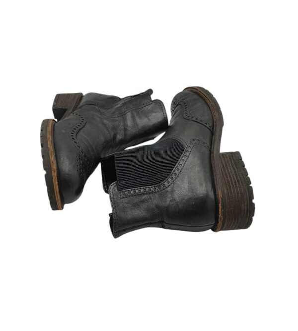 Ghete dama Gabor 41, piele, negru - imagine 4