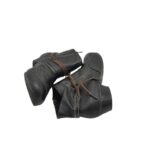 Botine dama Superin 38, imitatie de piele, negru - imagine 4