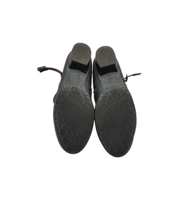 Botine dama Superin 38, imitatie de piele, negru - imagine 5
