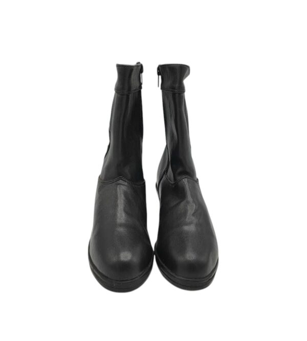 Cizme dama Luftpolster 42, piele, negru, imblanite - imagine 3