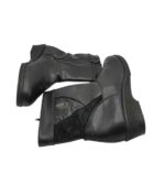 Cizme dama Luftpolster 42, piele, negru, imblanite - imagine 4