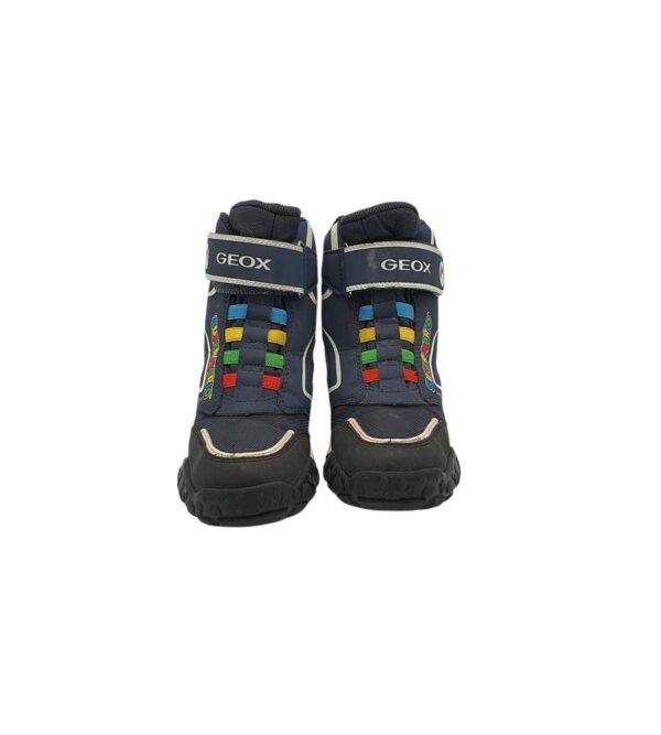 Cizme copii Geox 29, imitatie de piele, negru - imagine 3