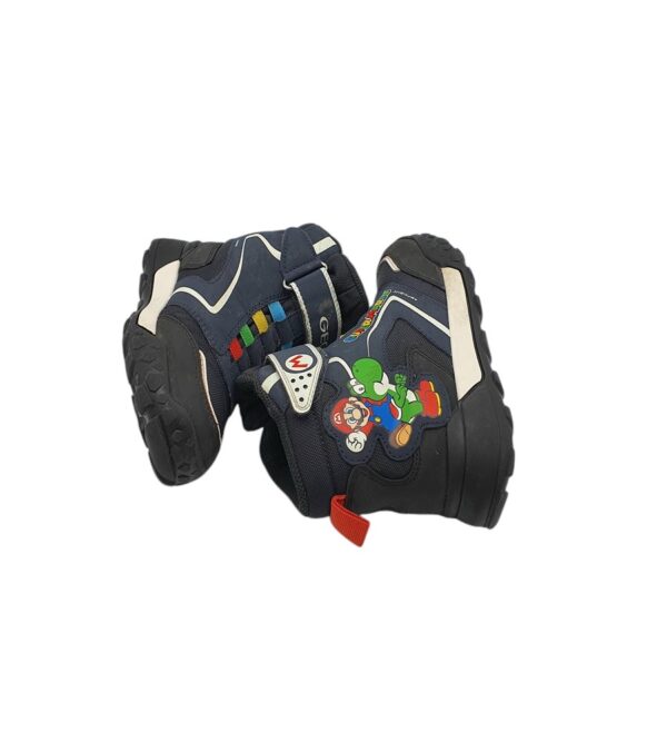 Cizme copii Geox 29, imitatie de piele, negru - imagine 4