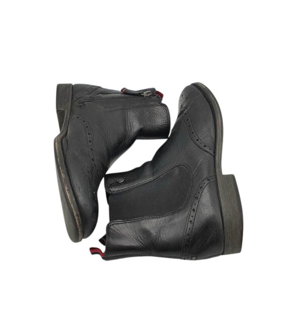 Botine dama Tommy Hilfiger 40, piele, negru - imagine 4