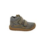 Ghete copii Froddo 32, piele intoarsa, material textil, gri