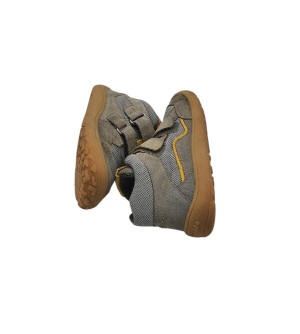 Ghete copii Froddo 32, piele intoarsa, material textil, gri - imagine 4