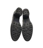 Botine dama Zara 38, material textil, imitatie de piele, gri negru - imagine 5