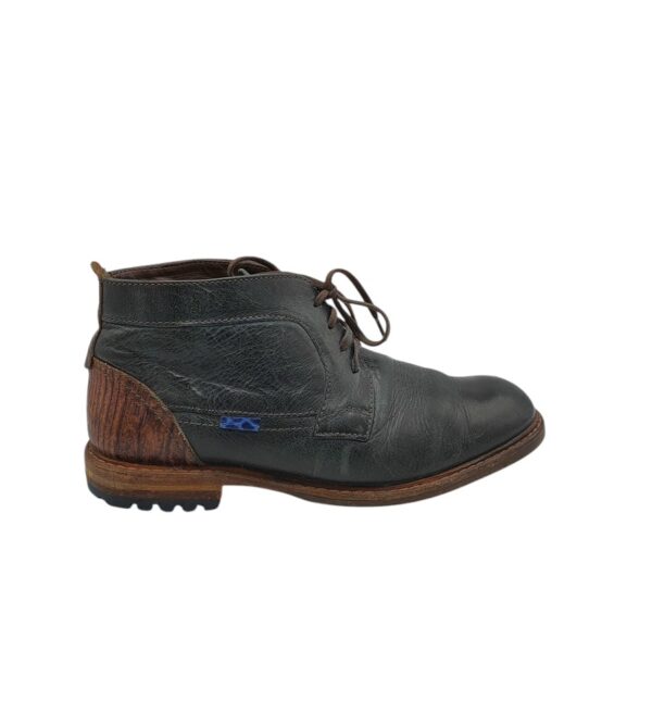 Ghete barbati Floris Van Bommel 43, piele, negru - imagine 1