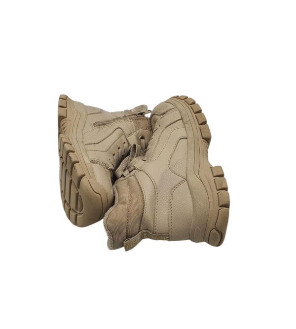 Ghete copii G&M 30, imitatie de piele, bej - imagine 4
