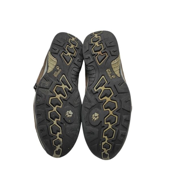 Ghete dama Jack Wolfskin 39, piele intoarsa, material textil, maro gri - imagine 5