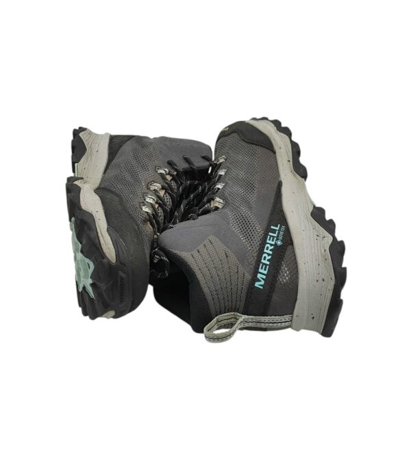Ghete barbati Merrell 41, material textil, imitatie de piele, gri, Gore tex - imagine 4