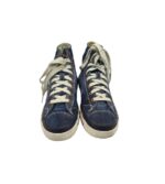 Tenisi dama Diesel 37, material textil, albastru - imagine 3