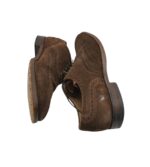Pantofi barbati Loake 42, piele intoarsa, maro - imagine 4