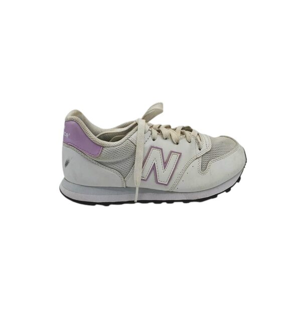Adidasi dama New Balance 39, material textil, imitatie de piele, alb - imagine 1