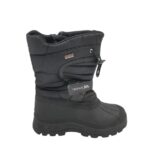 Cizme copii Trespass 35, material textil, negru, imblanite, waterproof