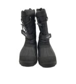 Cizme copii Trespass 35, material textil, negru, imblanite, waterproof - imagine 3