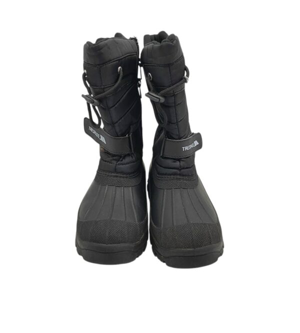 Cizme copii Trespass 35, material textil, negru, imblanite, waterproof - imagine 3