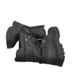Cizme copii Trespass 35, material textil, negru, imblanite, waterproof - imagine 4