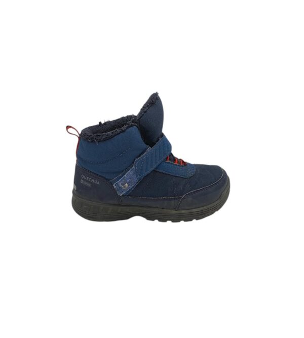 Ghete copii Quechua 30, material textil, albastru, căptușite, waterproof - imagine 1