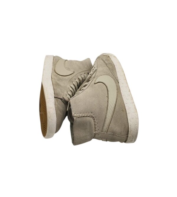 Adidasi dama Nike 38, piele intoarsa, gri, imblaniti - imagine 4