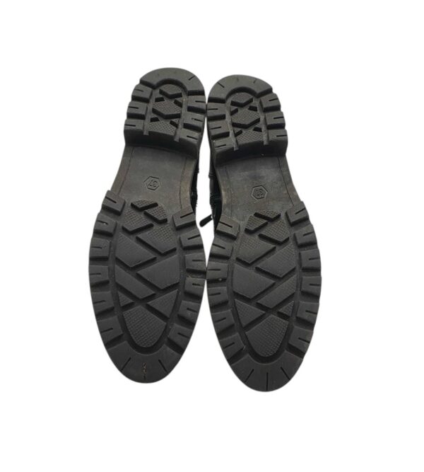 Ghete dama 37, imitatie de piele, negru - imagine 5