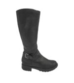 Cizme copii M&S 34, piele, imitatie de piele, gri