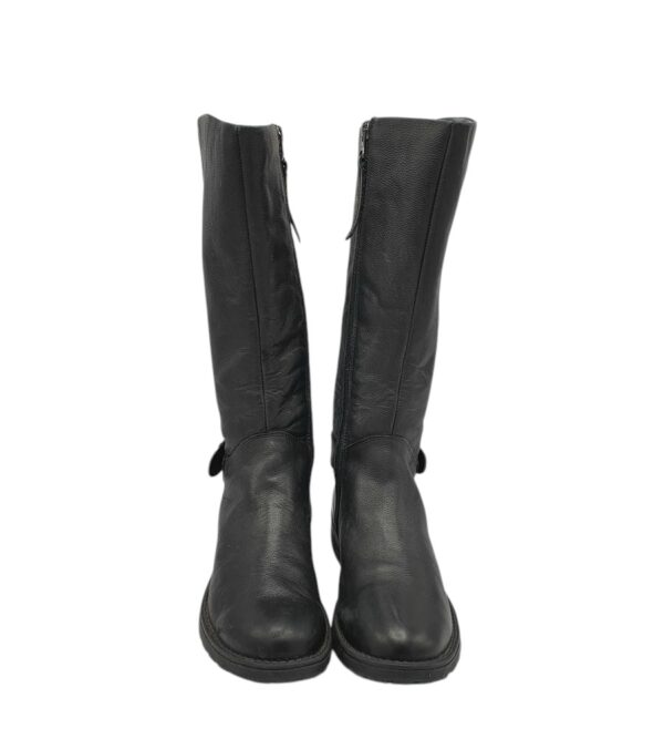 Cizme copii M&S 34, piele, imitatie de piele, gri - imagine 3
