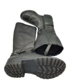 Cizme copii M&S 34, piele, imitatie de piele, gri - imagine 4