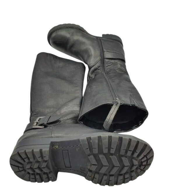 Cizme copii M&S 34, piele, imitatie de piele, gri - imagine 4