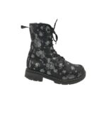 Ghete dama Dockers 37, imitatie de piele, negru gri