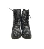 Ghete dama Dockers 37, imitatie de piele, negru gri - imagine 3