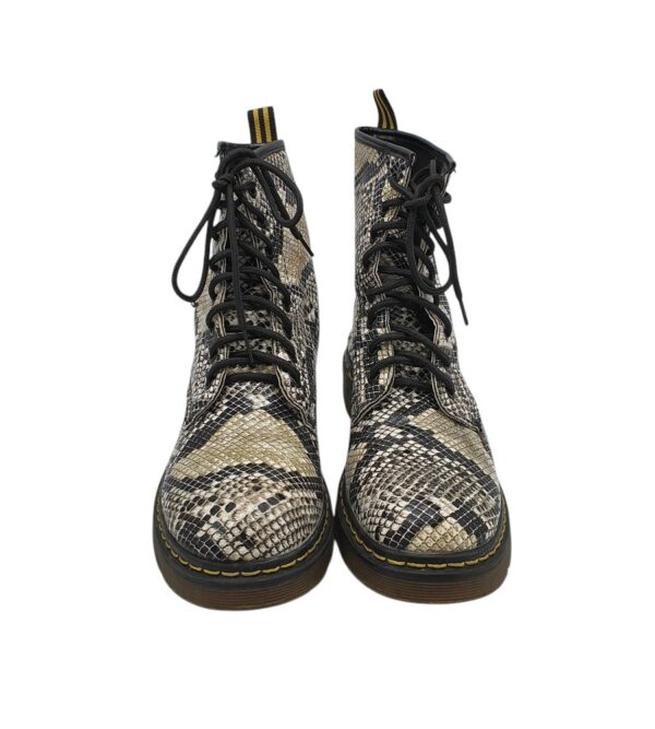 Ghete dama 40, imitatie de piele, alb - imagine 3