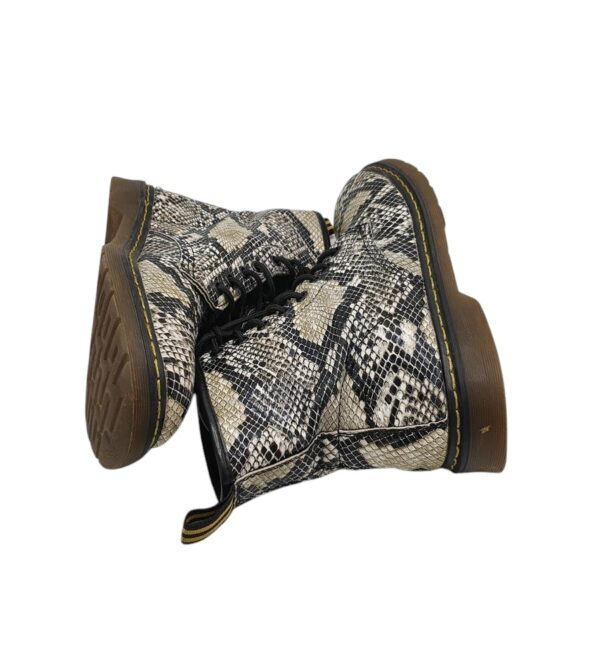 Ghete dama 40, imitatie de piele, alb - imagine 4
