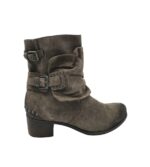 Botine dama Kennel & Schmenger 44, piele intoarsa, gri