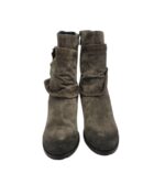 Botine dama Kennel & Schmenger 44, piele intoarsa, gri - imagine 3