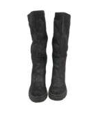 Cizme dama S' Oliver 39, material textil, negru, imblanite - imagine 3