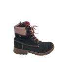 Ghete copii Lurchi 33, piele intoarsa, negru