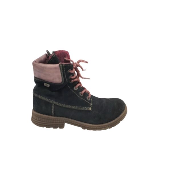 Ghete copii Lurchi 33, piele intoarsa, negru - imagine 1