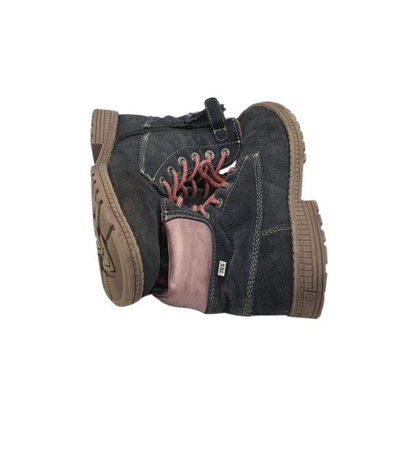 Ghete copii Lurchi 33, piele intoarsa, negru - imagine 4