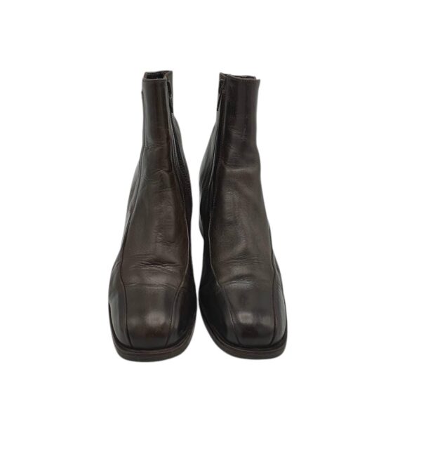 Botine dama 38, piele, maro - imagine 3