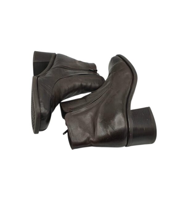 Botine dama 38, piele, maro - imagine 4