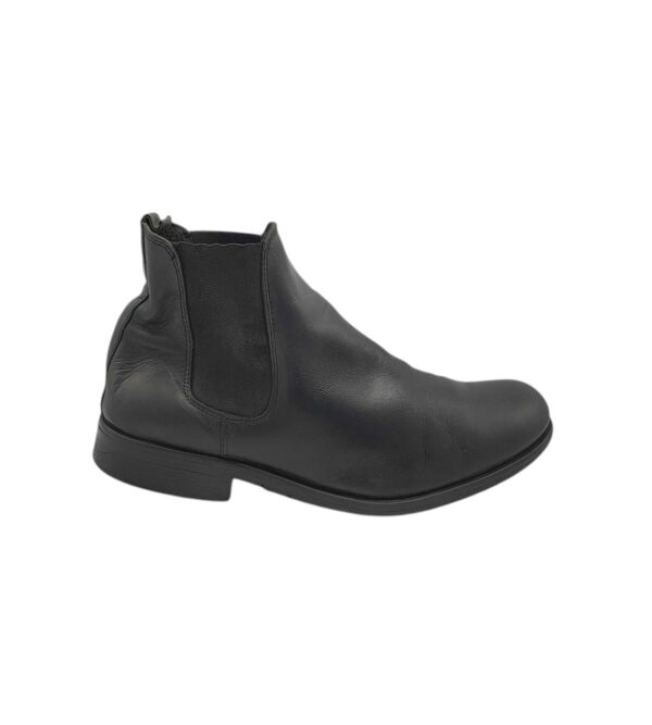 Ghete barbati Zign 42, piele, negru - imagine 1