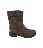 Cizme dama Geox 39, piele intoarsa, bej